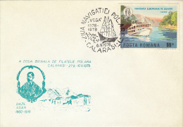 26349- POLAR NAVIGATION DAY, BAZIL ASAN, SHIP, SPECIAL COVER, 1978, ROMANIA - Navires & Brise-glace