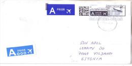 GOOD BELGIUM Postal Cover To ESTONIA 2015 - Postage Paid - Cartas & Documentos