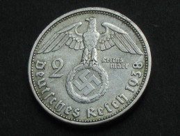 2 Deutches Reichsmark 1938 D - Allemagne -Germany Third Reich **** EN ACHAT IMMEDIAT **** - 2 Reichsmark