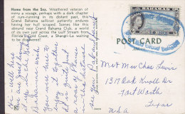 New Zealand N.Z. Air Mail Letter Card DUNEDIN 1948 Cover Brief LONDON England 8d. GVI Stamp - Poste Aérienne