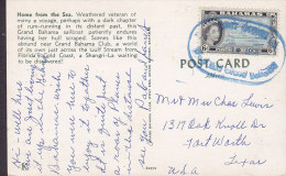 New Zealand N.Z. Air Mail Letter Card DUNEDIN 1948 Cover Brief LONDON England 8d. GVI Stamp - Airmail