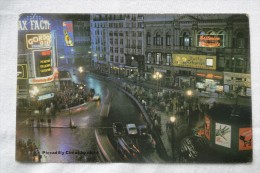 Englang London Piccadilly Circus By Night Stamp 1970 A 43 - Piccadilly Circus
