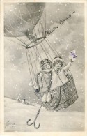 Illustrateur Kraenzle - Buon Anno 1913 - Ballon - Nacelle - Kränzle