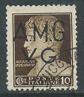 1945-47 TRIESTE AMG VG USATO IMPERIALE 10 CENT NO FILIGRANA - L2 - Used