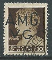 1945-47 TRIESTE AMG VG USATO IMPERIALE 10 CENT NO FILIGRANA - L3 - Gebraucht