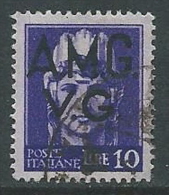 1945-47 TRIESTE AMG VG USATO IMPERIALE 10 LIRE - L1 - Used