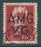 1945-47 TRIESTE AMG VG USATO IMPERIALE 2 LIRE - L1 - Gebraucht