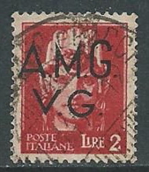 1945-47 TRIESTE AMG VG USATO IMPERIALE 2 LIRE - L4 - Gebraucht