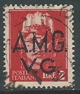 1945-47 TRIESTE AMG VG USATO IMPERIALE 2 LIRE - L7 - Gebraucht