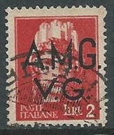 1945-47 TRIESTE AMG VG USATO IMPERIALE 2 LIRE - L8 - Gebraucht