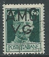 1945-47 TRIESTE AMG VG USATO IMPERIALE 60 CENT VERDE - L3 - Gebraucht