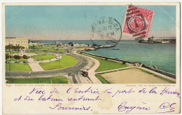 Havana 8250 Malecon And Harbor Entrance P. Used 1905 Maximum To Dubois Pharmacien Rue Bannier Orleans - Cuba