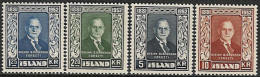 Iceland 1952 MNH/**/postfris/postfrisch Michelnr. 281-284 - Unused Stamps