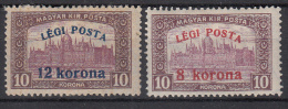 HONGARIJË - Michel - 1920 - Nr 320+321 - MH* - Unused Stamps