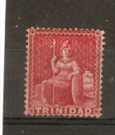TRINIDAD 1859 (1d) Rose-red SG 38 Pin-perf 13½ - 14 MOUNTED MINT Cat £250 - Trindad & Tobago (...-1961)