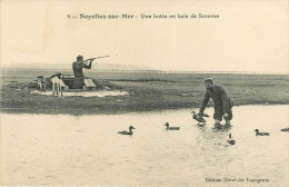 Noyelles Sur Mer : Chasseurs De Canards - Chasse - Noyelles-sur-Mer