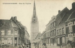 STEENVOORDE  (59.Nord) La Rue De L'Eglise - Steenvoorde