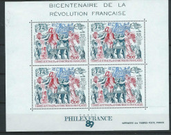 TAAF Neuf  Bloc N° 1 De 1989 Philexfrance - Blocks & Sheetlets