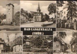 Deutschland - Postcard  Written - Bad Langensalza - Collage Of Images - 2/scans - Bad Langensalza