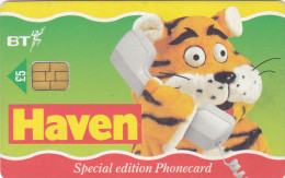 ENGLAND Phonecard With Chip  Haven / Tiger   5£ - Other - Europe