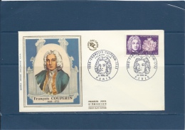 Francecarte Max Enveloppe 1ER JOUR  FRANCOIS COUPERIN     PARIS  23/3/68  Val YT :  2,00 € - Unclassified
