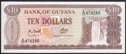 Guyana 10 Dollar 1992 P23f UNC - Guyana