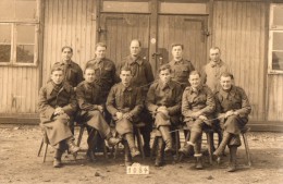 Carte Photo   Groupe De Militaire  - Stalag IX    C   - Photographe Wessner - War 1939-45