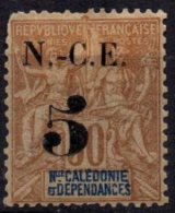 NOUVELLE-CALEDONIE - 5 Sur 30 C. De 1902 Avec Tête Du 5 Cassée - Neufs