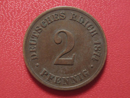 Allemagne - 2 Pfennig 1874 B 2389 - 2 Pfennig