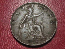 Royaume-Uni - UK - Farthing 1928  2464 - B. 1 Farthing