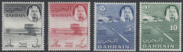 Bahrain 1964 Definitives: Airport, Port. Part Set (high Values) Mi 145-148 MH - Bahrain (...-1965)