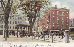 Cor Church And Chapel Streets New Haven Connecticut 1906 - New Haven