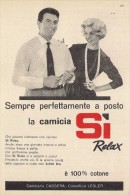 # CAMICIE CASSERA SI RELAX 1950s Advert Pubblicità Publicitè Reklame Shirts Chemises Camisetas Hemden - 1940-1970 ...