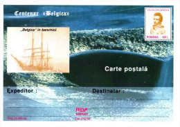 Romania / Postal Stationery / 100 Years BELGICA - Van Rysselberghe - Forschungsprogramme