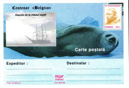 Romania / Postal Stationery / 100 Years BELGICA - E. Knudsen - Forschungsprogramme