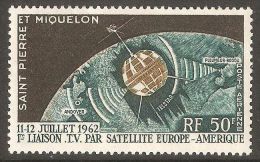 St. Pierre And Miquelon 1962 Mi# 397 ** MNH - Telstar Issue / Space - Ungebraucht