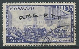 1948 TRIESTE A USATO ESPRESSO RISORGIMENTO 35 LIRE - L1 - Express Mail