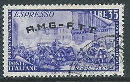 1948 TRIESTE A USATO ESPRESSO RISORGIMENTO 35 LIRE - L9 - Posta Espresso