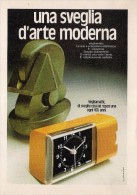 # VEGLIA BORLETTI MILANO OROLOGI HORLOGERIE 1960s  Italy Advert Publicitè Reklame Montre Uhr Reloj Watch Alarme Clock - Advertisement Watches