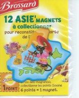 Delcampe - MAGNET BROSSARD - 12 ASIE'MAGNETS - JAPON COREE DU SUD - Animaux & Faune