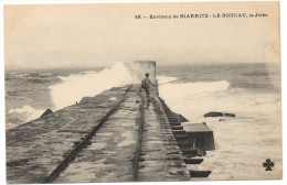 BAYONNE BOUCAU BIARRITZ - 64 - Pays Basque - La Jetée - Pêcheurs - Boucau