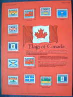 Canada - Flags (Scott 821/832 = 3.60 $) - Unused Stamps