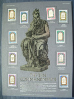Anguilla 1983 The Ten Commandments - Bible (MNH Scott 526/535 = 14 $) - Anguilla (1968-...)