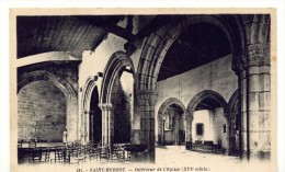 Cp , 29 , SAINT HERBOT , Intérieur De L'église , Vierge , Ed : Artaud - Saint-Herbot