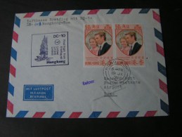 ==  HK Flight Cv. Lufthansa MeF 1974 - Storia Postale