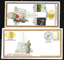 INDIA, 2013, ARMY POSTAL SERVICE COVER WITH FOLDER,  15th Battalion, The Rajput Regiment, OP RHINO II,  Militaria - Covers & Documents