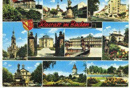 Cp , Allemagne , RASTATT IN BADEN , Multi-vues , Voyagée , Ed : Schneider - Rastatt