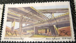 South Africa 1984 South African Bridges 25c - Used - Used Stamps