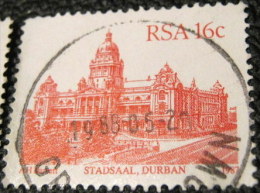 South Africa 1987 Stadsaal Durban 16c - Used - Gebraucht