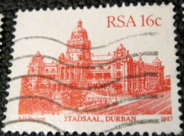 South Africa 1987 Stadsaal Durban 16c - Used - Gebraucht